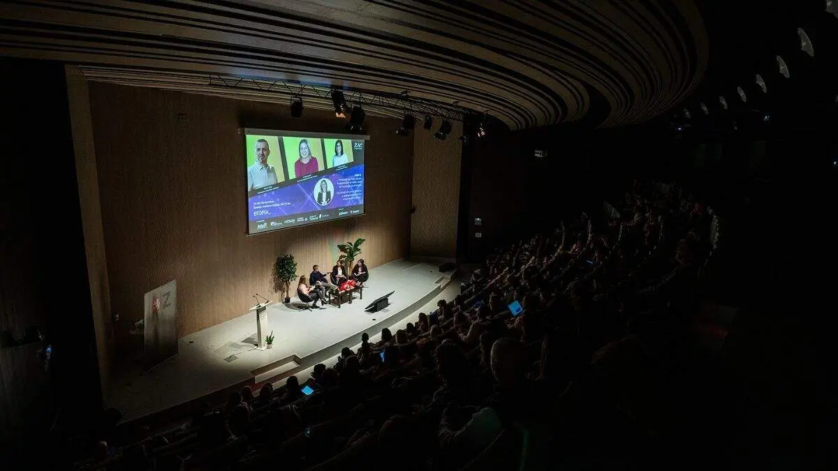 Una edici&oacute;n pasada del Congreso Digital ZAC en Etop&iacute;a (Zaragoza). / HA