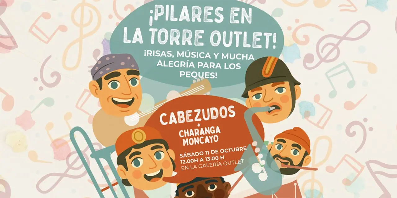 Cabezudos en La Torre Outlet