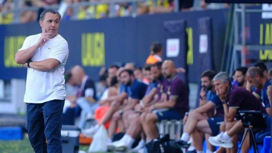 Sergio Gonz&aacute;lez durante un partido con el C&aacute;diz / LaLiga