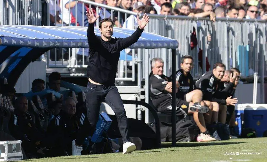 Gabi Fern&aacute;ndez durante el Real Zaragoza-C&oacute;rdoba / LaLiga