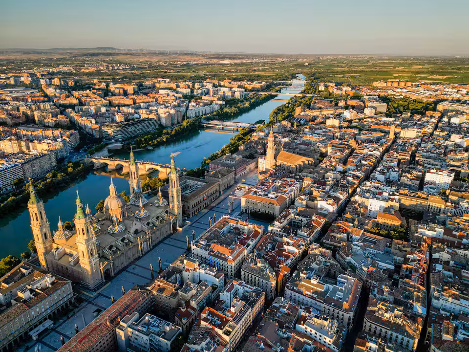 Zaragoza desde el aire