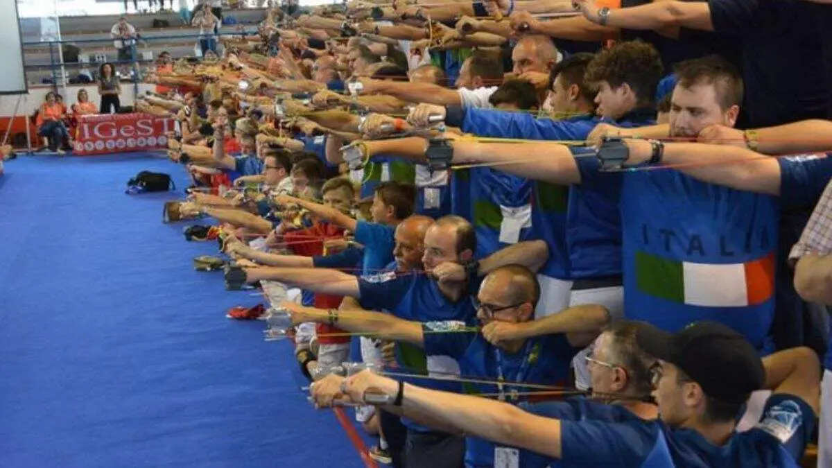 Imagen de archivo de una competici&oacute;n de tirachinas deportivo. / AETD