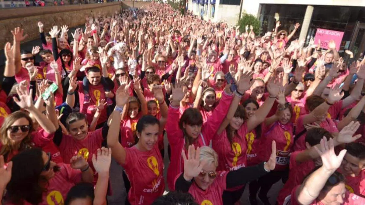 Imagen de archivo de la edici&oacute;n de 2019 de la carrera solidaria Centinela Running, en Tarazona. / Asociaci&oacute;n Centinela Tarazona