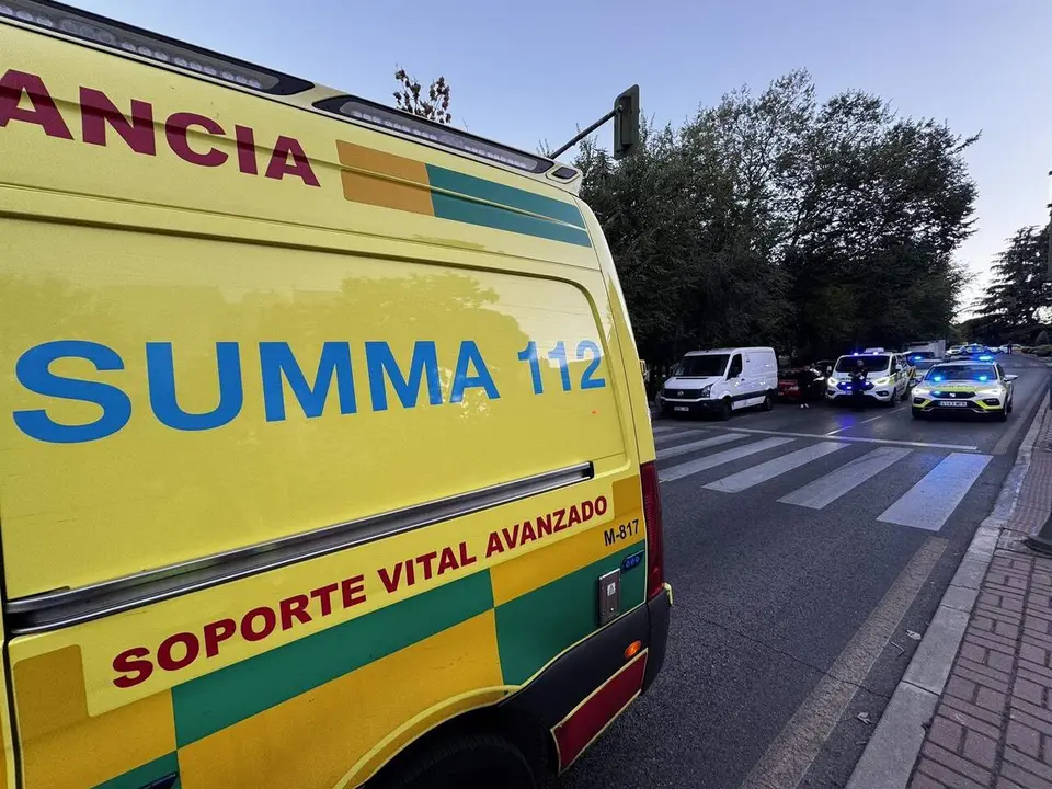 Una ambulancia del Summa 112. / EMERGENCIAS 112 MADRID