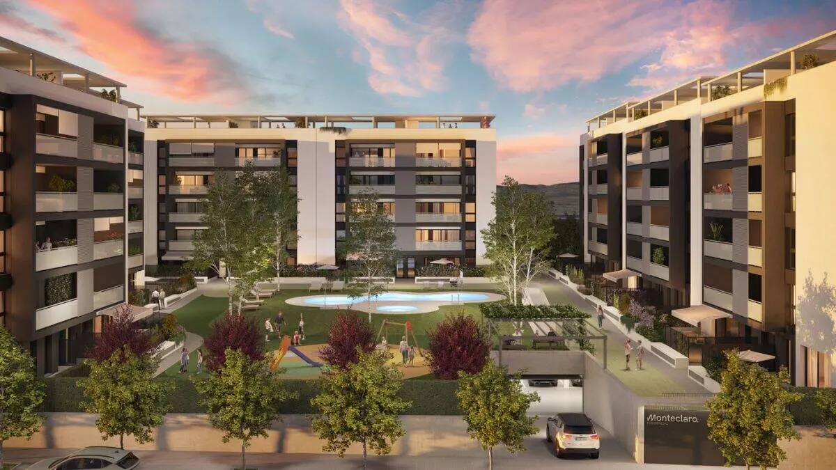 Residencial Monteclaro es un proyecto de obra nueva de Lujama en Cuarte de Huerva. / LUJAMA