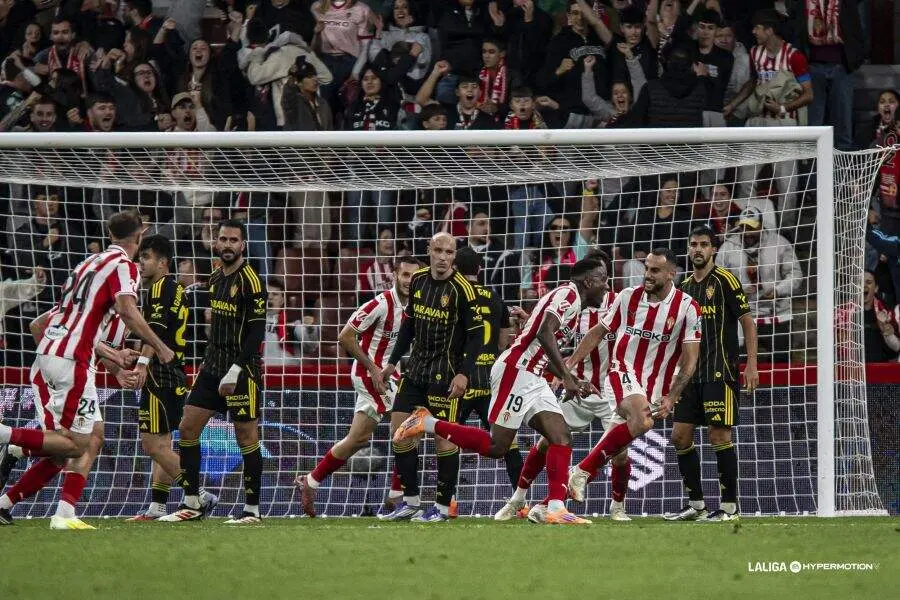 Imagen del Sporting - Real Zaragoza / LaLiga