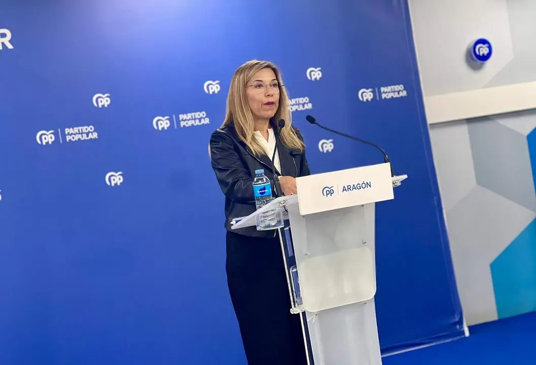 Ana Al&oacute;s, en la sede de la formaci&oacute;n en Arag&oacute;n./ PP