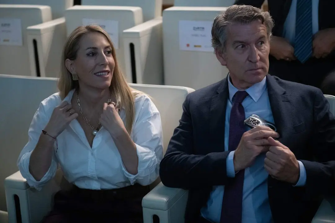 Mar&iacute;a Guardiola y Alberto N&uacute;&ntilde;ez Feij&oacute;o./ EP