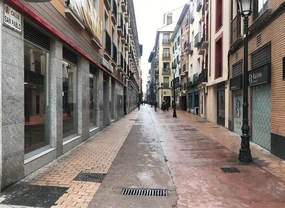 Calle de San Pablo, en el Casco Hist&oacute;rico de Zaragoza. /EP