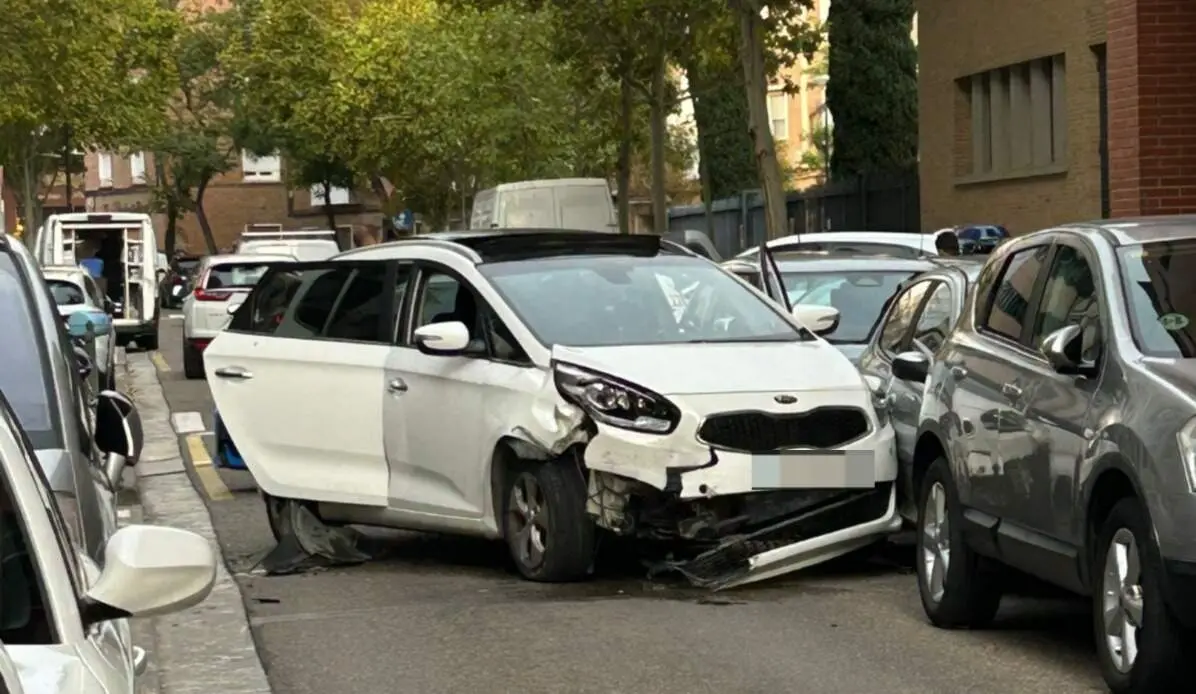 Accidente en Zaragoza en Parque Bruil