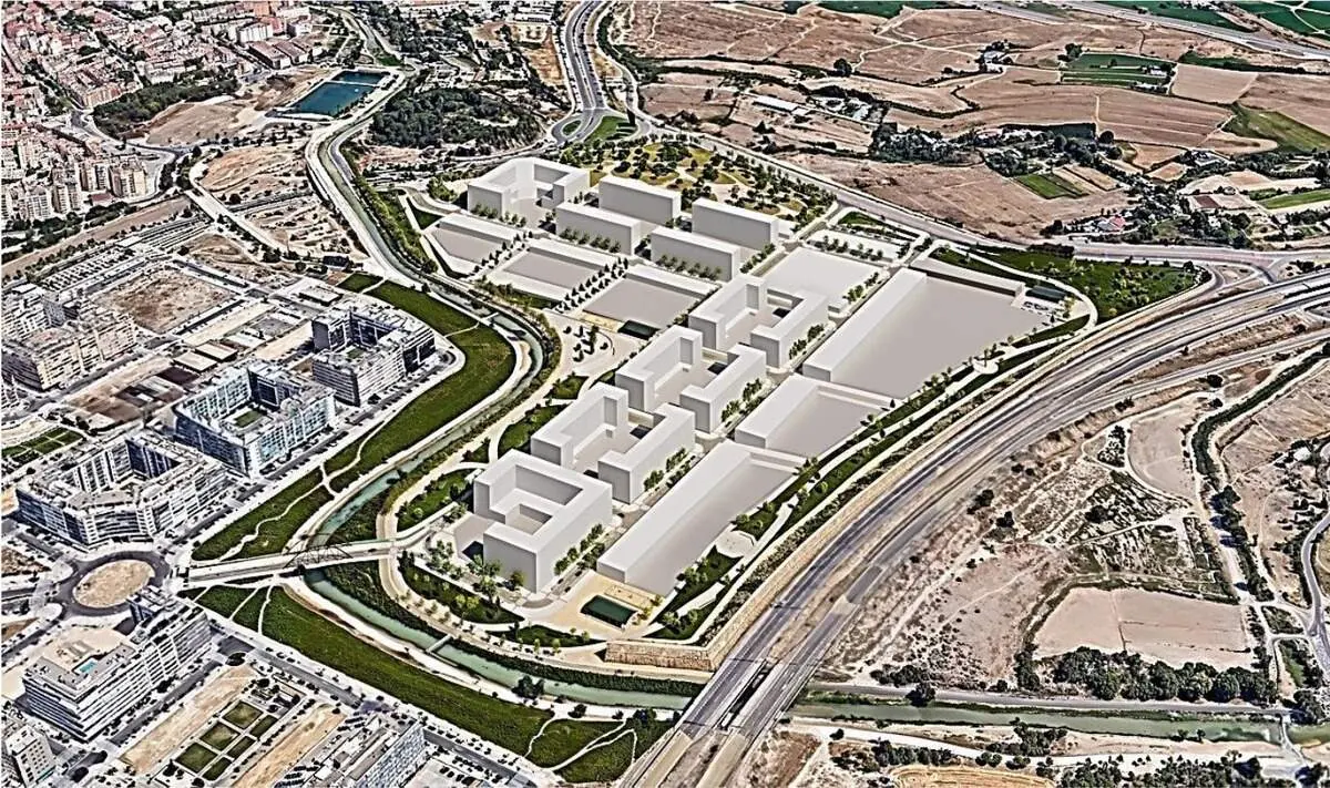 Recreaci&oacute;n del proyecto de Parque Venecia II ./ Ayuntamiento de Zaragoza
