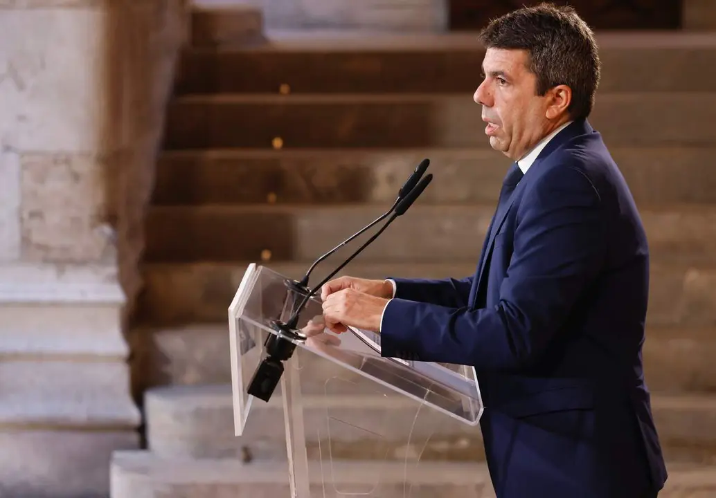 El presidente de la Comunidad Valenciana, Carlos Maz&oacute;n, dimite de su cargo./ EP
