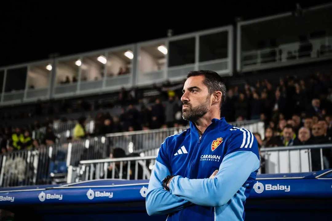 Rub&eacute;n Sell&eacute;s durante el Real Zaragoza - Deportivo / Marcos Cebri&aacute;n