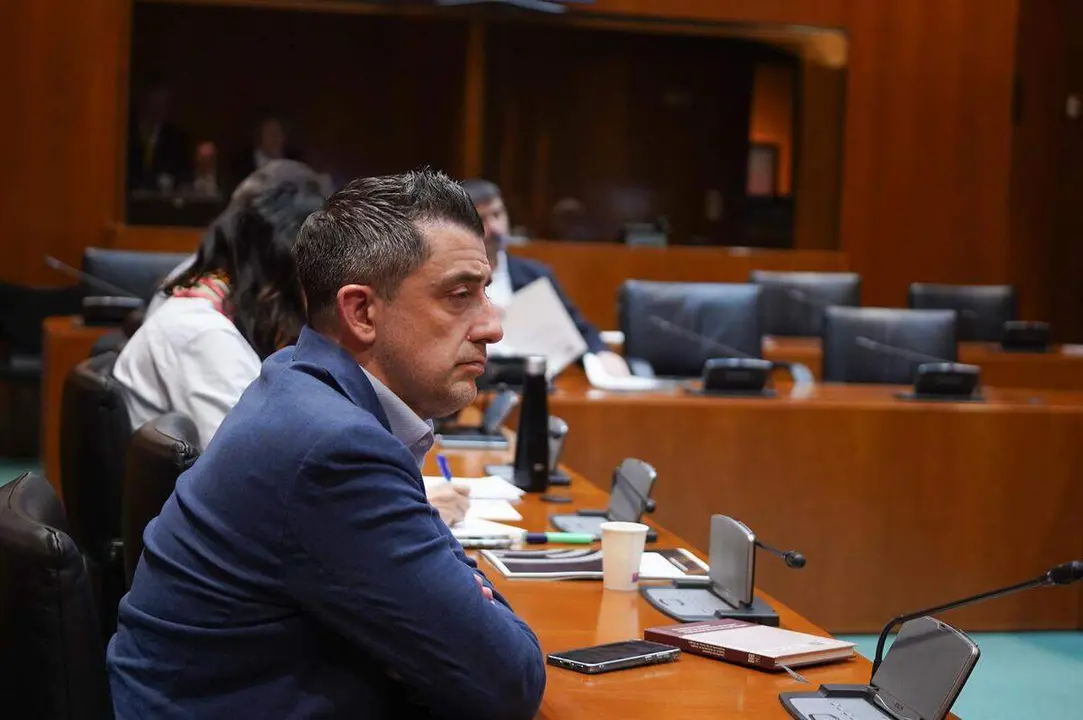 El diputado del PSOE Iv&aacute;n Carpi.
- CORTES DE ARAG&Oacute;N.