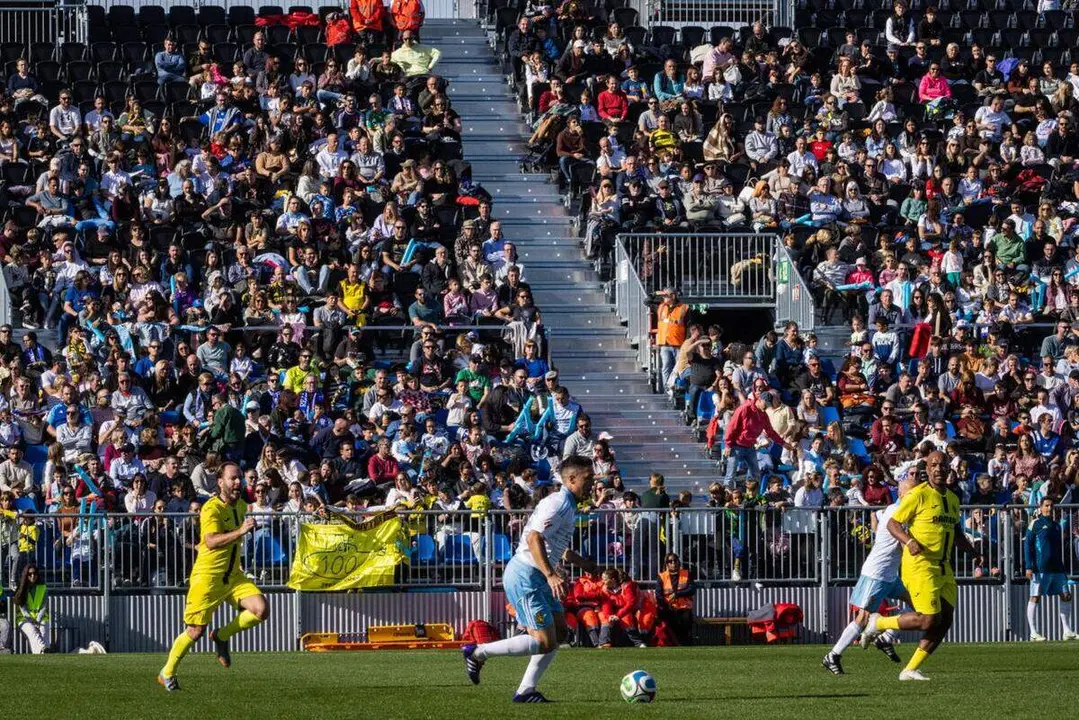 Partido de ASPANOA en el Ibercaja Estadio
