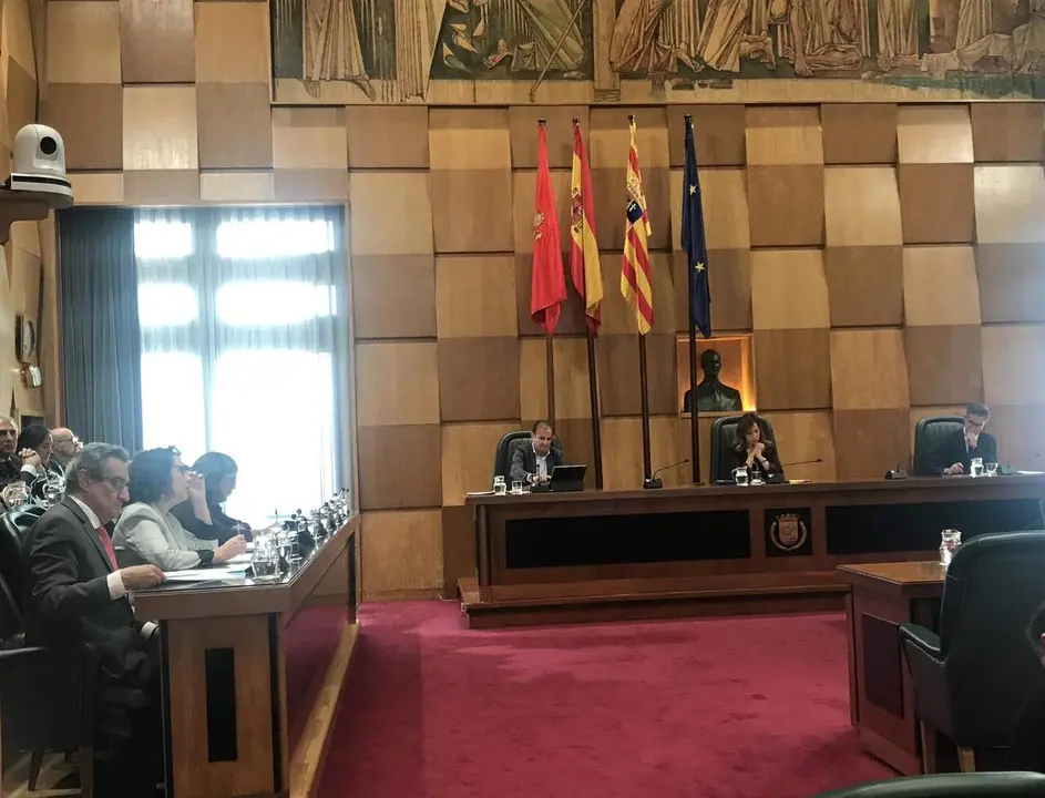 Pleno del Ayuntamiento de Zaragoza. /EP