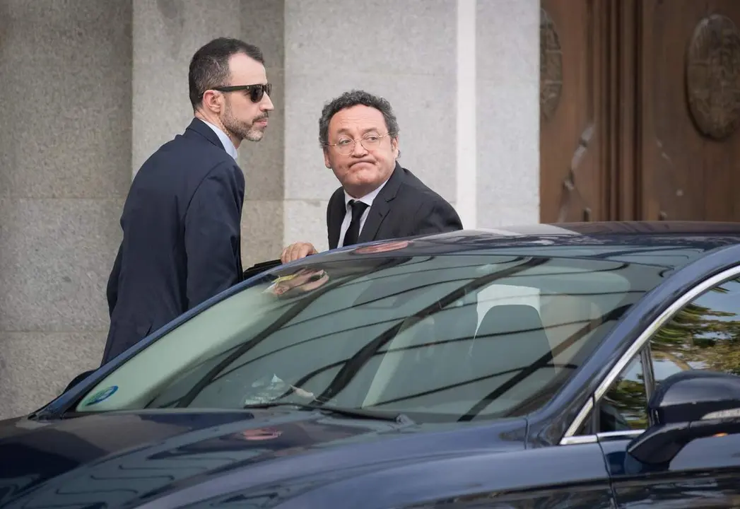 El fiscal General del Estado, &Aacute;lvaro Garc&iacute;a Ortiz, a su llegada a la segunda jornada del juicio al fiscal general del Estado, en el Tribunal Supremo, a 4 de noviembre de 2025, en Madrid (Espa&ntilde;a). / EP