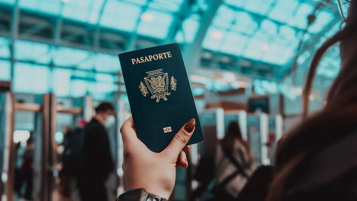 Imagen de un pasaporte.