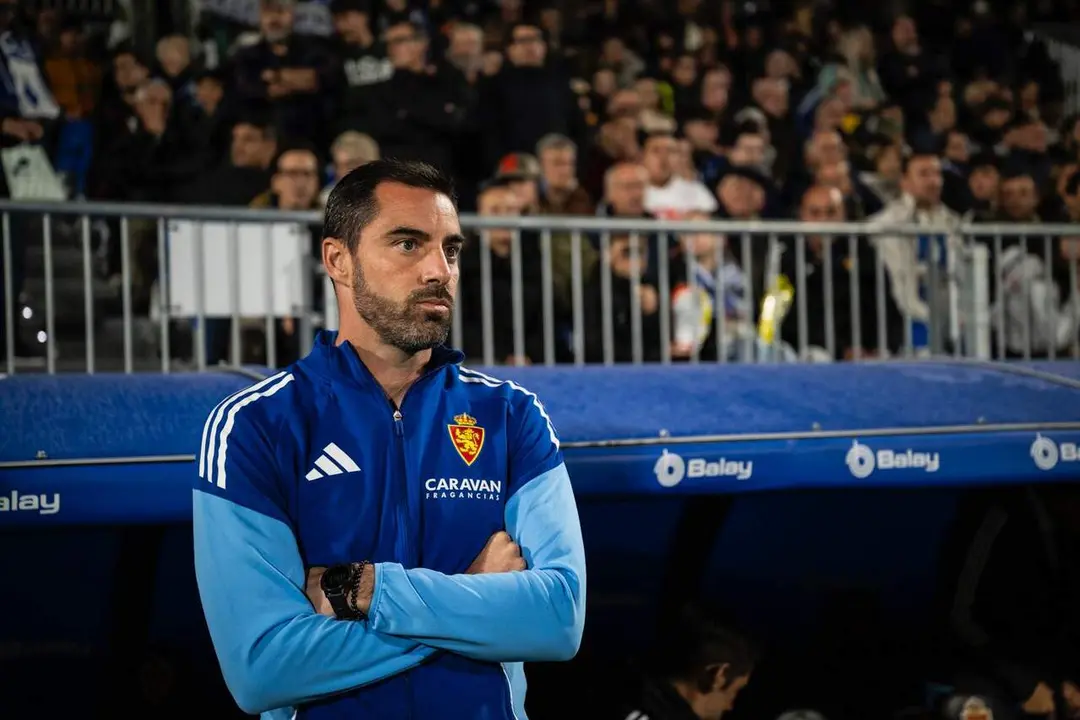 Rub&eacute;n Sell&eacute;s durante un partido con el Real Zaragoza / Marcos Cebri&aacute;n