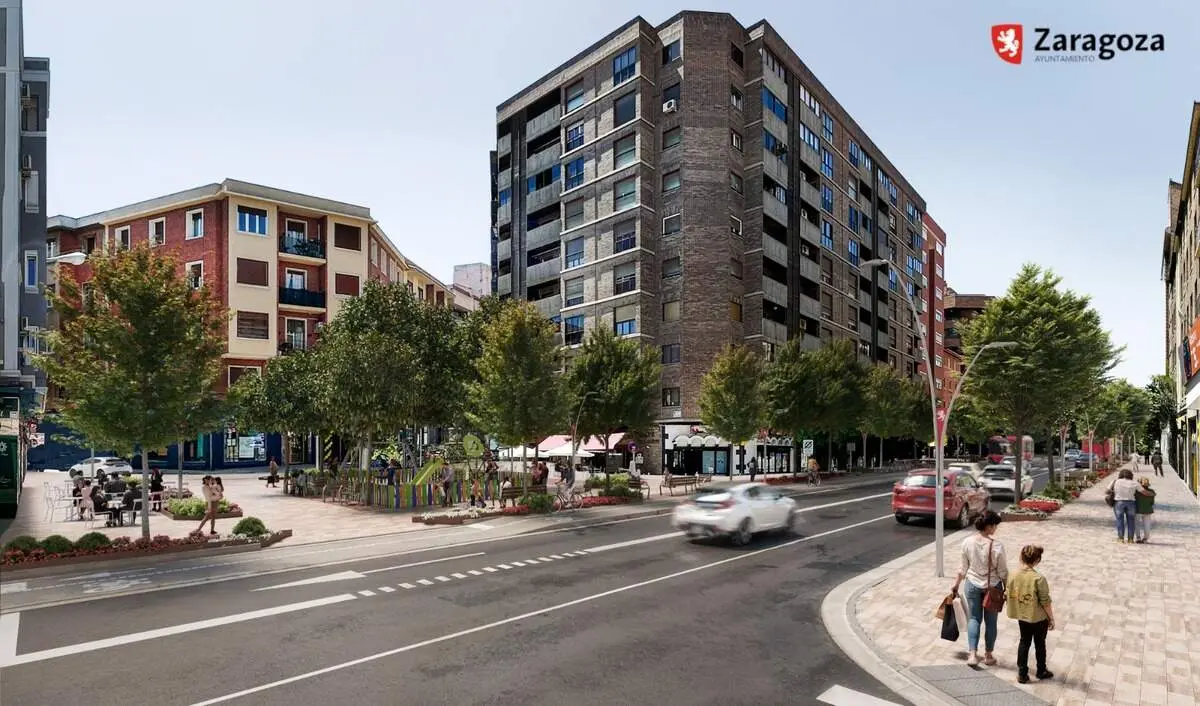 Proyecto en la antigua planta de Alumalsa, en el barrio de San Jos&eacute; de Zaragoza. /AZ