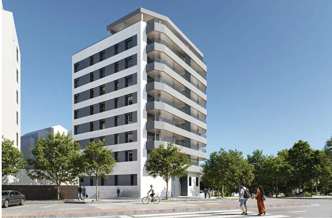 Edificio Fleta, obra nueva en una de las avenidas emblem&aacute;ticas de Zaragoza / Grupo Plaza 14