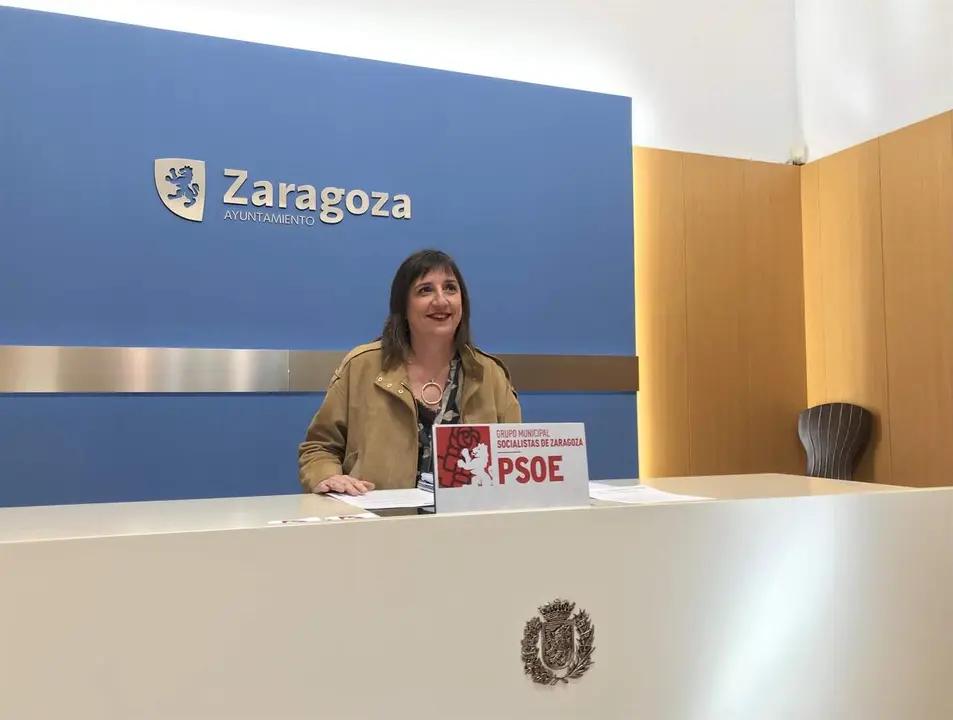 La portavoz socialista, Lola Ranera.