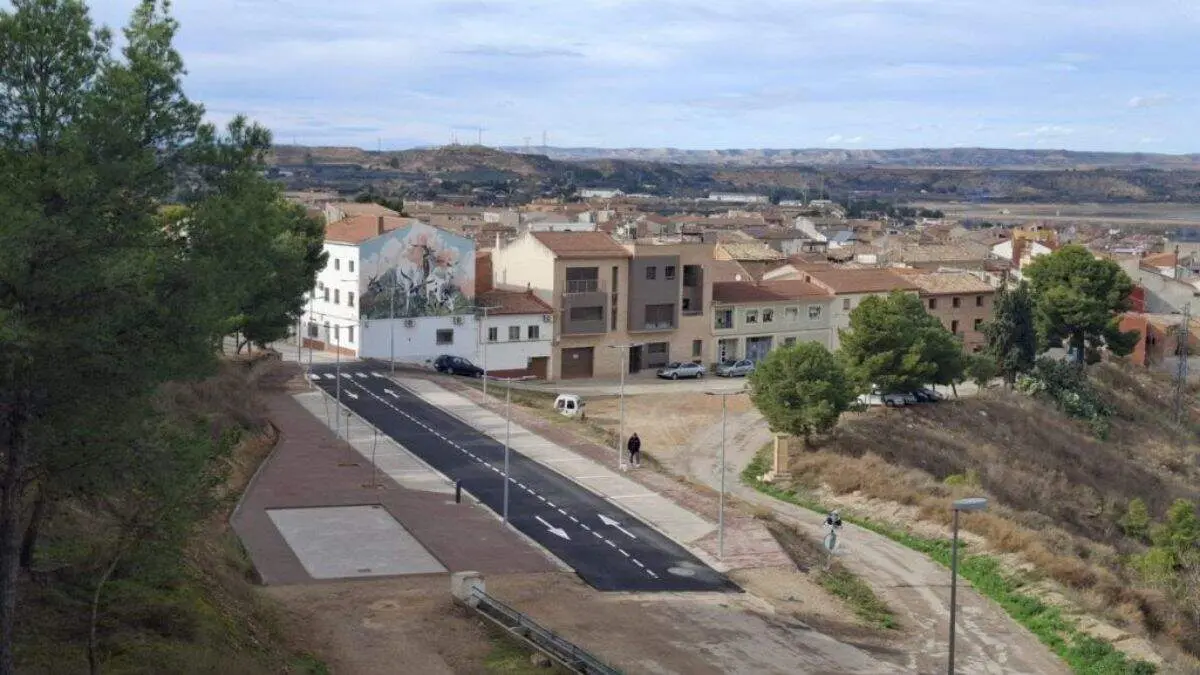 Subida al Castillo, en Caspe. / AYTO. CASPE