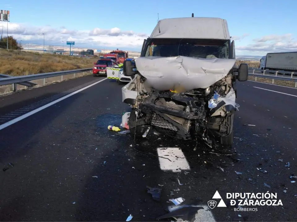 Accidente en la A-2. / DPZ