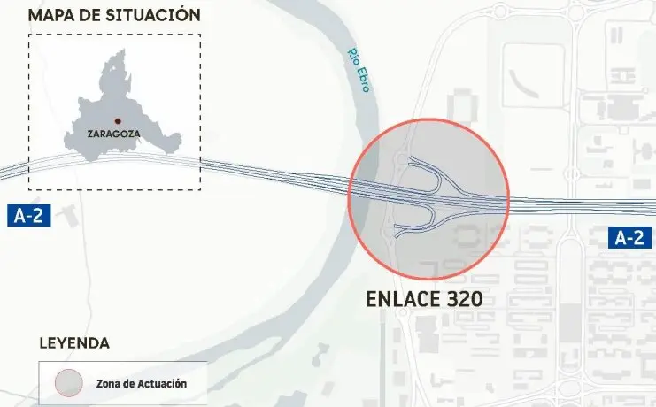 Mapa de actuaci&oacute;n. / MINISTERIO DE TRANSPORTES