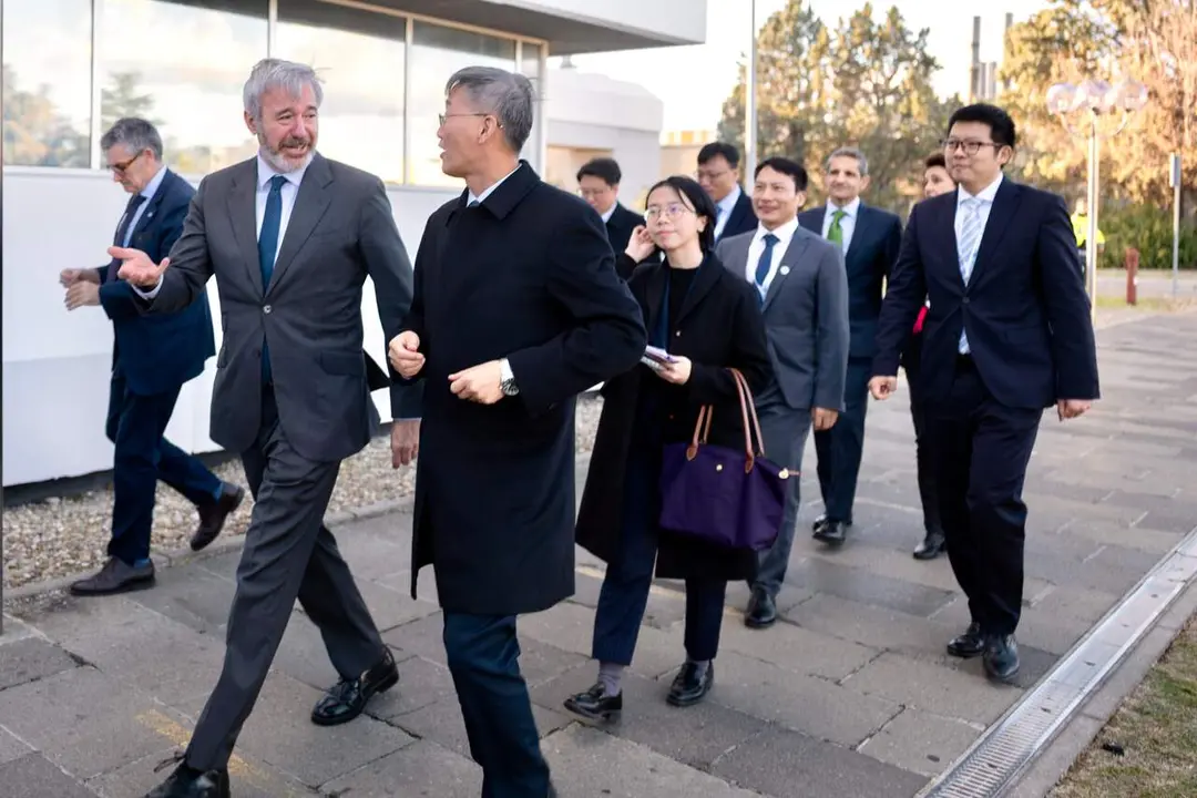 Acto de colocaci&oacute;n de la primera piedra de la gigafactor&iacute;a de Stellantis ./ Fabi&aacute;n Sim&oacute;n, Gobierno de Arag&oacute;n