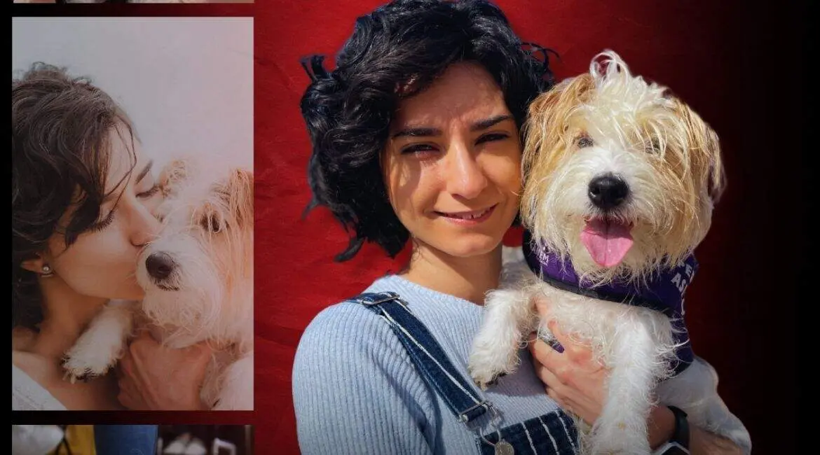 Lidia Nicuesa y su perrita Cini. / Celebrity Pets Awards