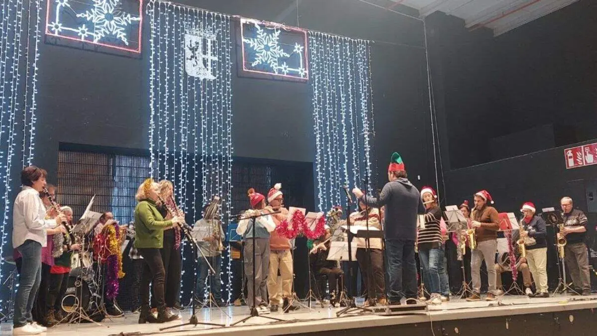 Imagen de archivo de una actividad de Navidad en El Burgo de Ebro. / AYTO. EL BURGO