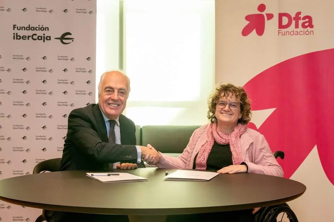 Fundaci&oacute;n Dfa y Fundaci&oacute;n Ibercaja renuevan su convenio de colaboraci&oacute;n. ./ FUNDACI&Oacute;N IBERCAJA Y DFA