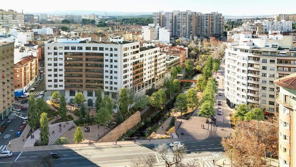 Archivo - Infograf&iacute;a de la regeneraci&oacute;n del r&iacute;o Huerva a su paso por Zaragoza ./ Ayuntamiento de Zaragoza
