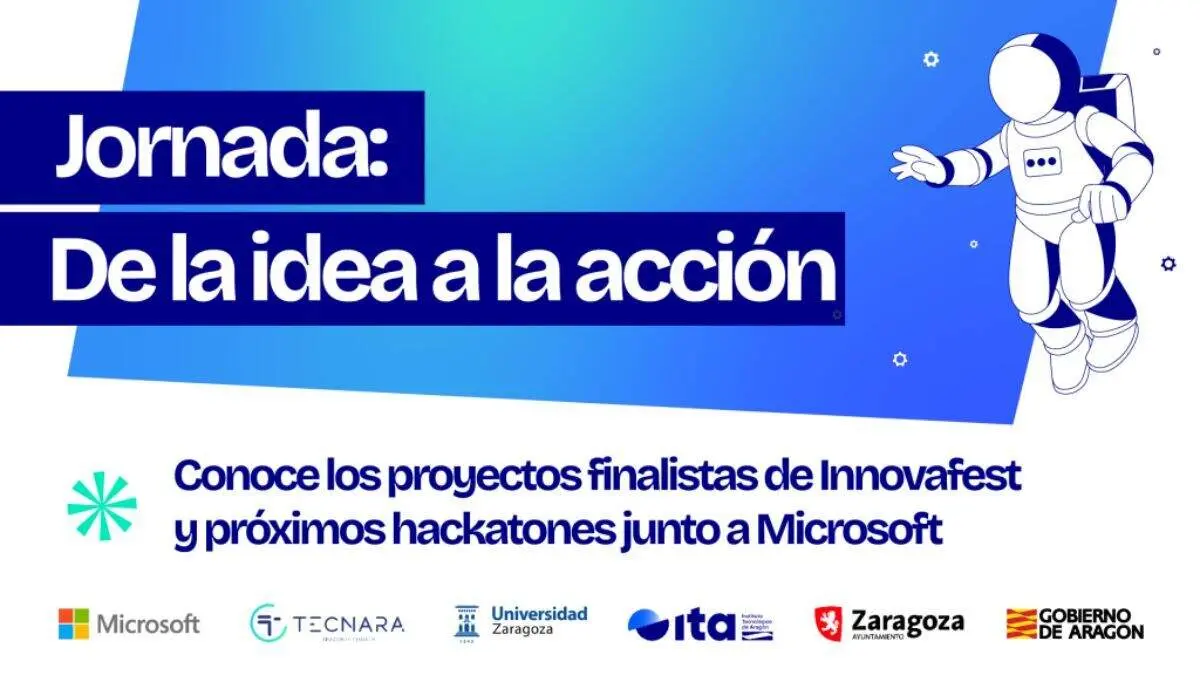 Cartel de la jornada 'De la idea a la acci&oacute;n', en el ITA. / HA