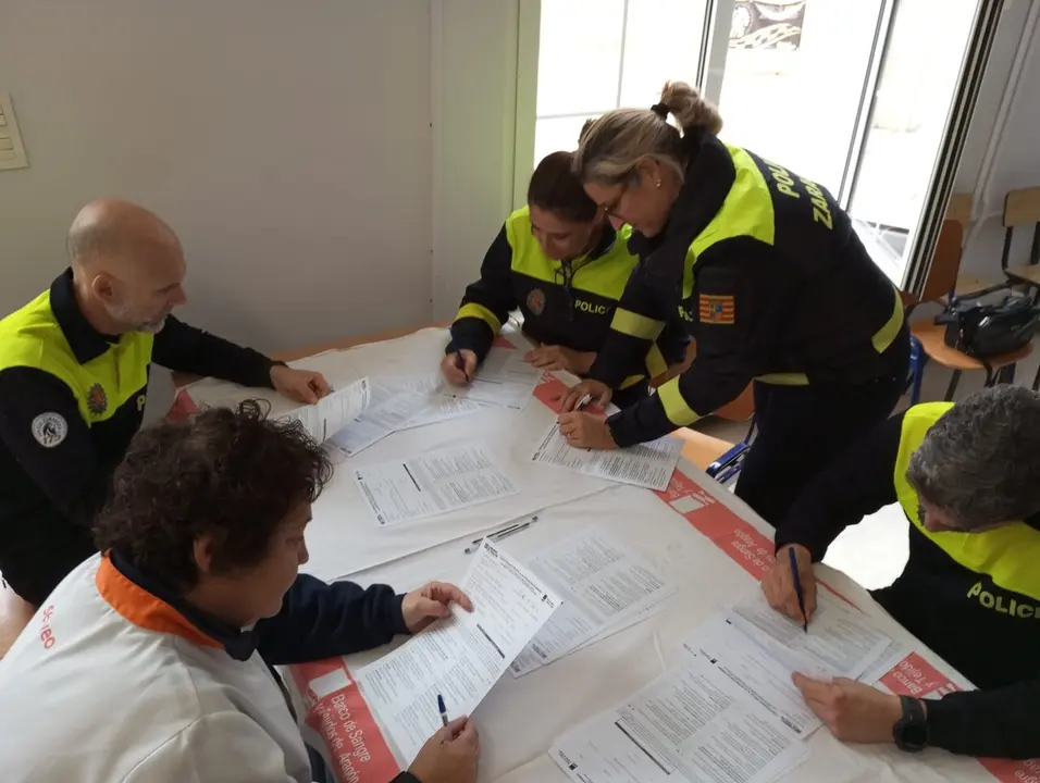 175 donaciones de sangre con motivo del 175 aniversario de la Polic&iacute;a Local de Zaragoza