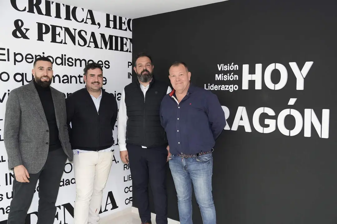 Alejandro Falc&oacute;n, Jos&eacute; Carlos G&oacute;mez, Diego Hern&aacute;ndez y Luis