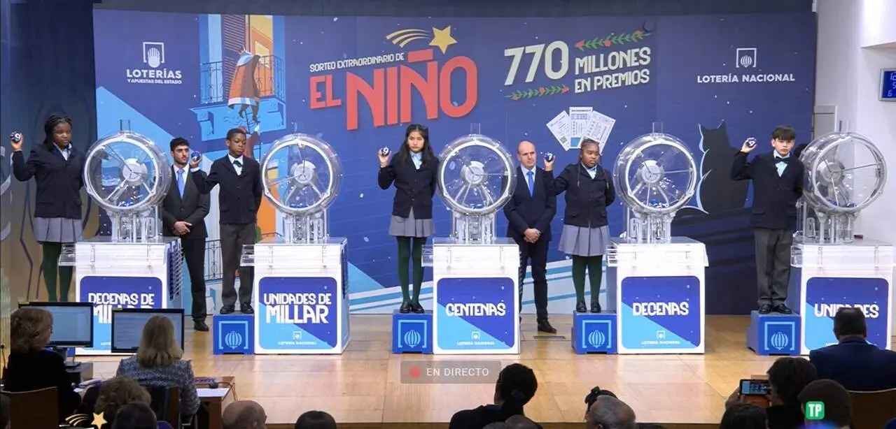 Imagen de archivo de una edici&oacute;n anterior del Sorteo Extraordinario de 'El Ni&ntilde;o'. / EP