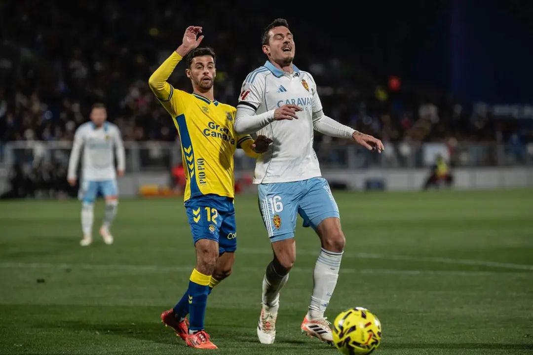 Radovanovic durante el Real Zaragoza - Las Palmas / Marcos Cebri&aacute;n