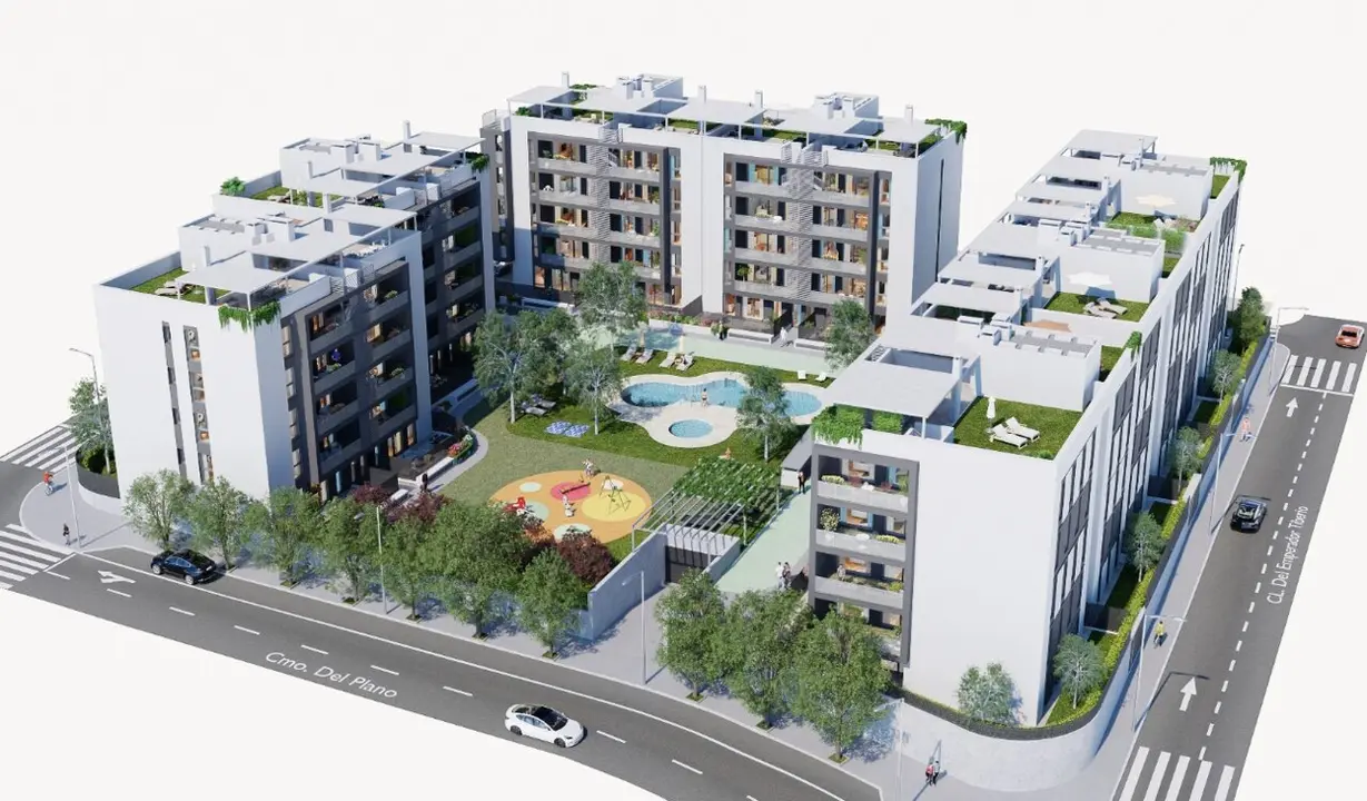 Monteclaro, promoci&oacute;n de obra nueva de Lujama en Cuarte de Huerva