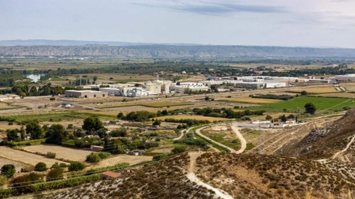 Vista del pol&iacute;gono industrial de El Burgo de Ebro. / AYTO. EL BURGO