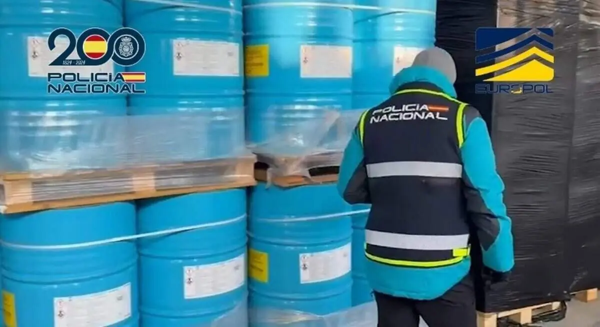 Espa&ntilde;a participa en la mayor operaci&oacute;n contra las drogas sint&eacute;ticas realizada en la Uni&oacute;n Europea ./ Polic&iacute;a Nacional