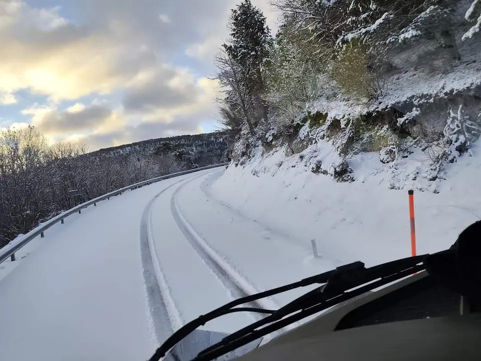 Carretera nevada. / DPT