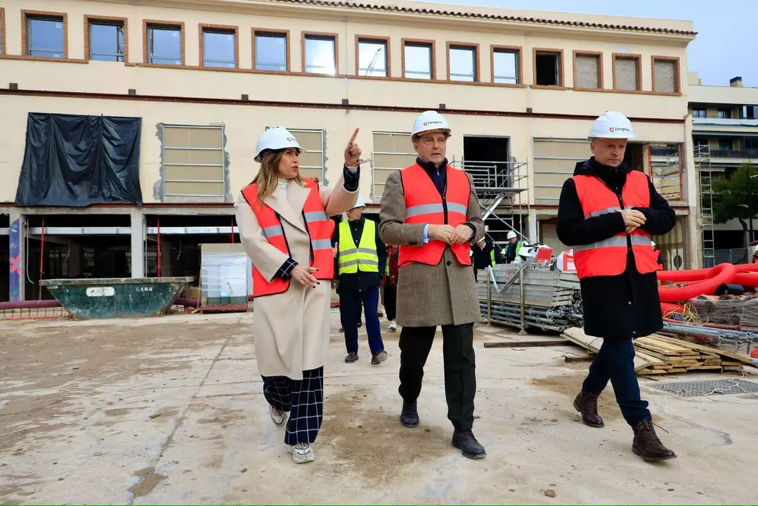 Visita de las obras de Distrito 7. /AZ