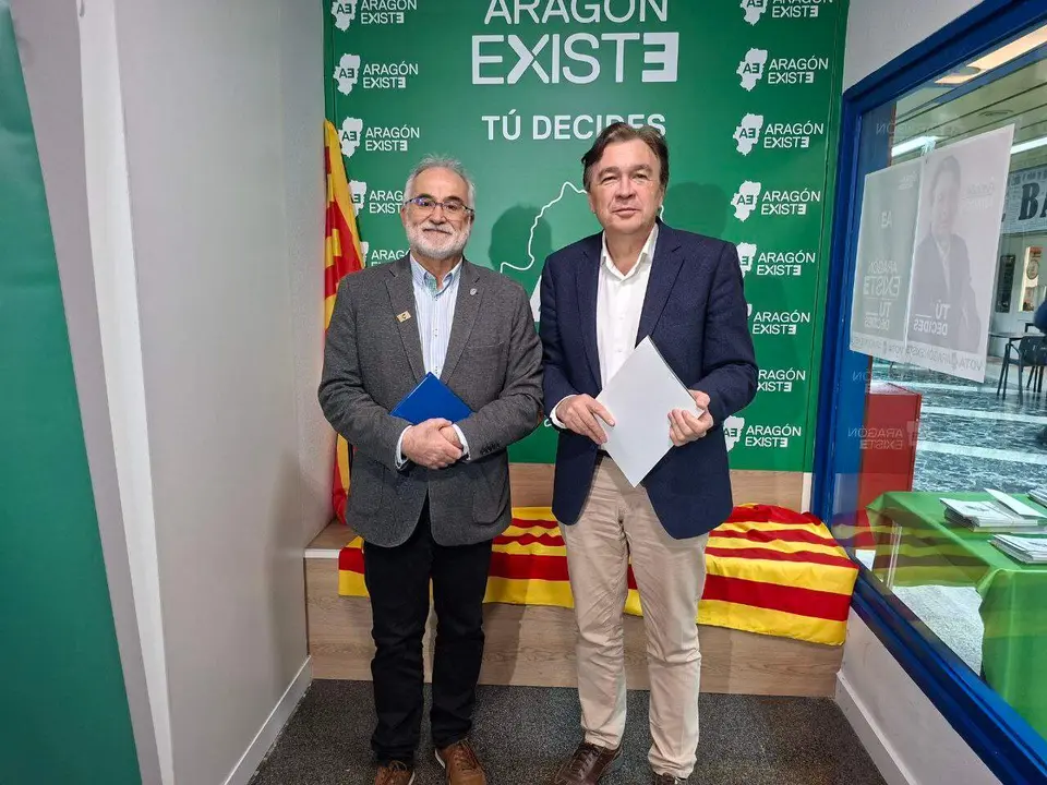 Hern&aacute;ndez y Guitarte, Rueda de prensa Arag&oacute;n Existe y Teruel Existe