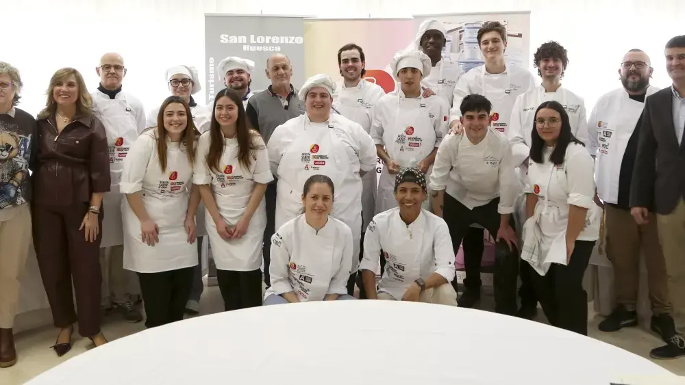 Concurso de J&oacute;venes Cocineros Rub&eacute;n R&iacute;os en el CPIFP San Lorenzo de Huesca. / Lara Ca&ntilde;as. Agencia Almozara