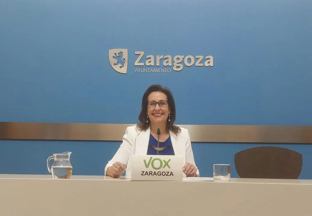 La concejala de Vox en el Ayuntamiento de Zaragoza Eva Torres./ Archivo EP