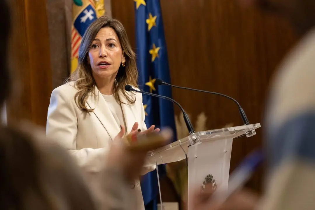 La alcaldesa Natalia Chueca. /AZ