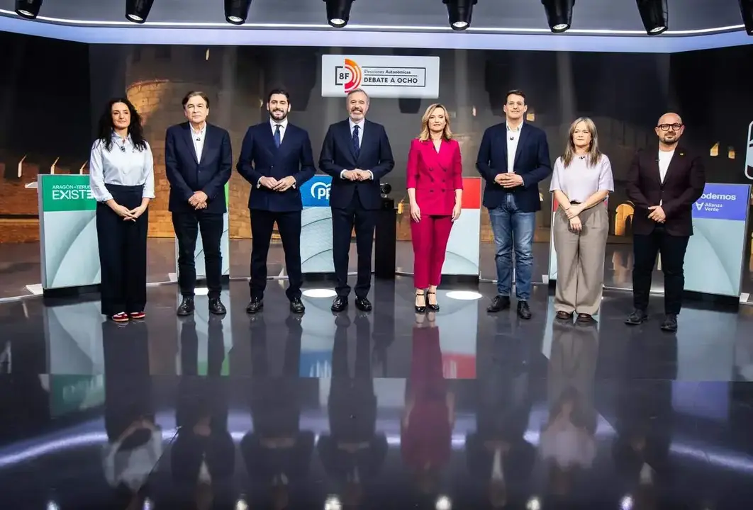 Debate de los candidatos a la presidencia del Gobierno de Arag&oacute;n