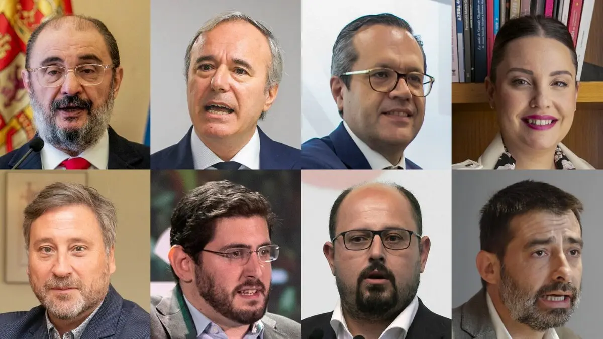 Candidatos a las elecciones auton&oacute;micas de Arag&oacute;n en 2026